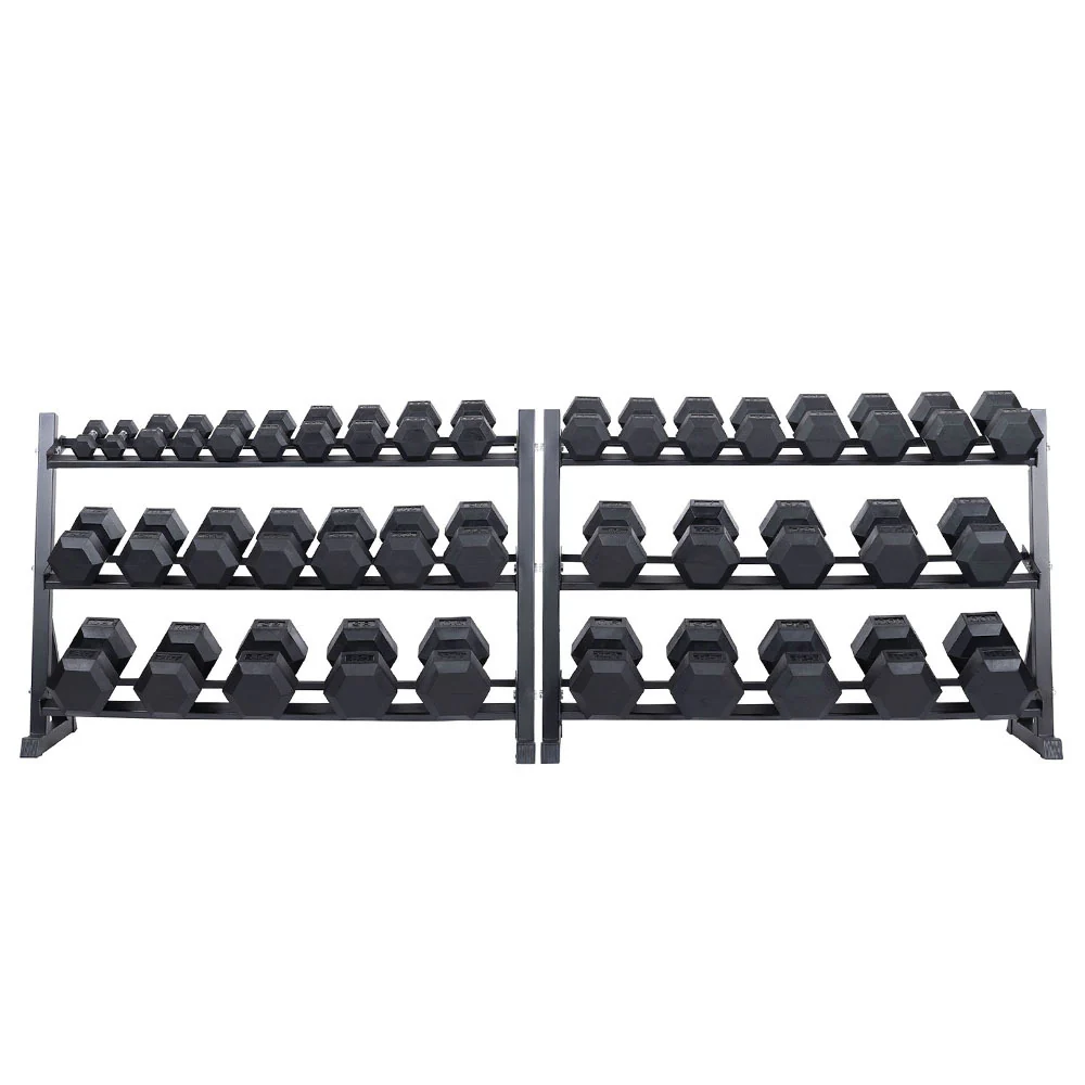 3 Tier 60" Commercial Dumbbell Rack - Image 3
