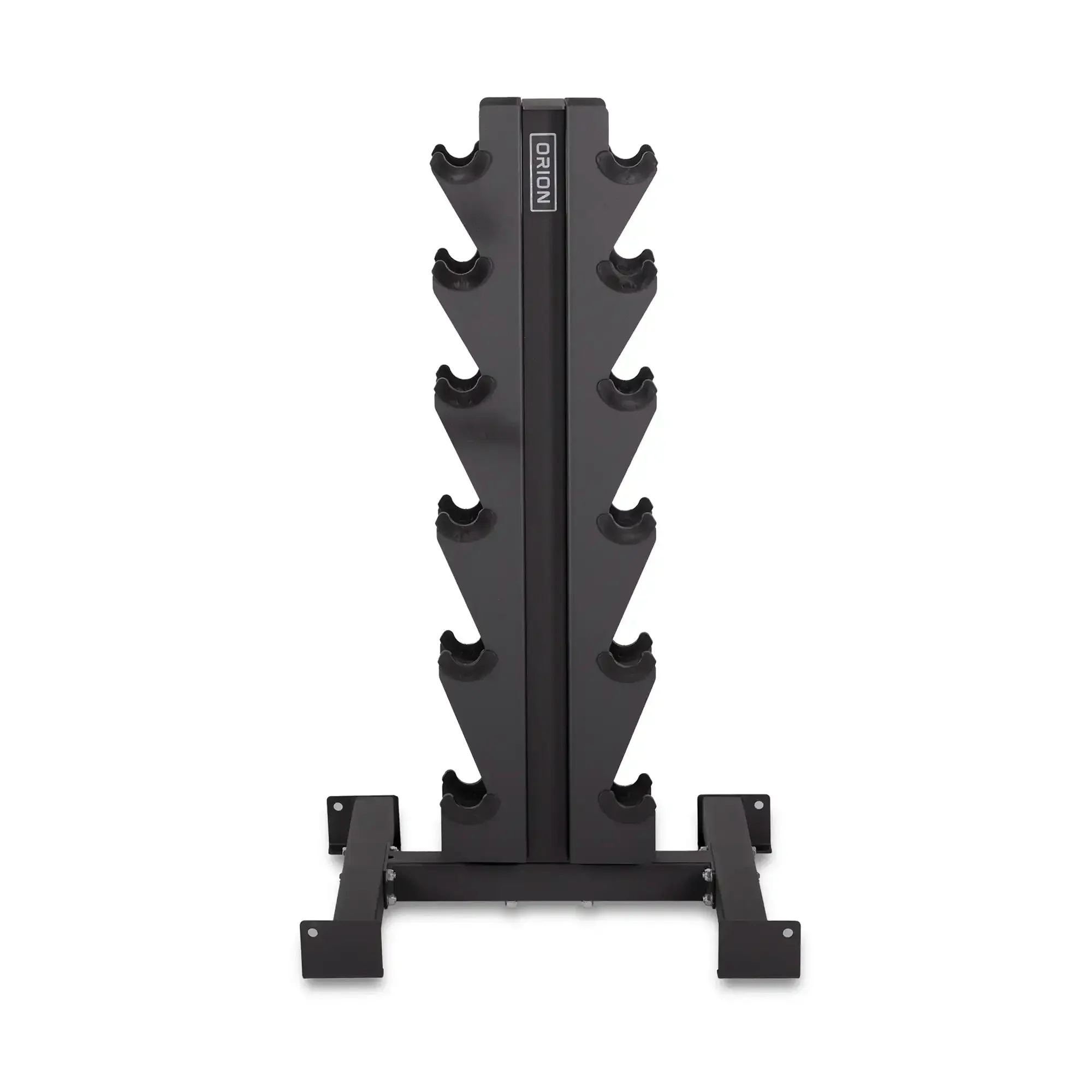 5-30lb Rubber Hex Dumbbell Set + 6 Pair Rack - Image 3