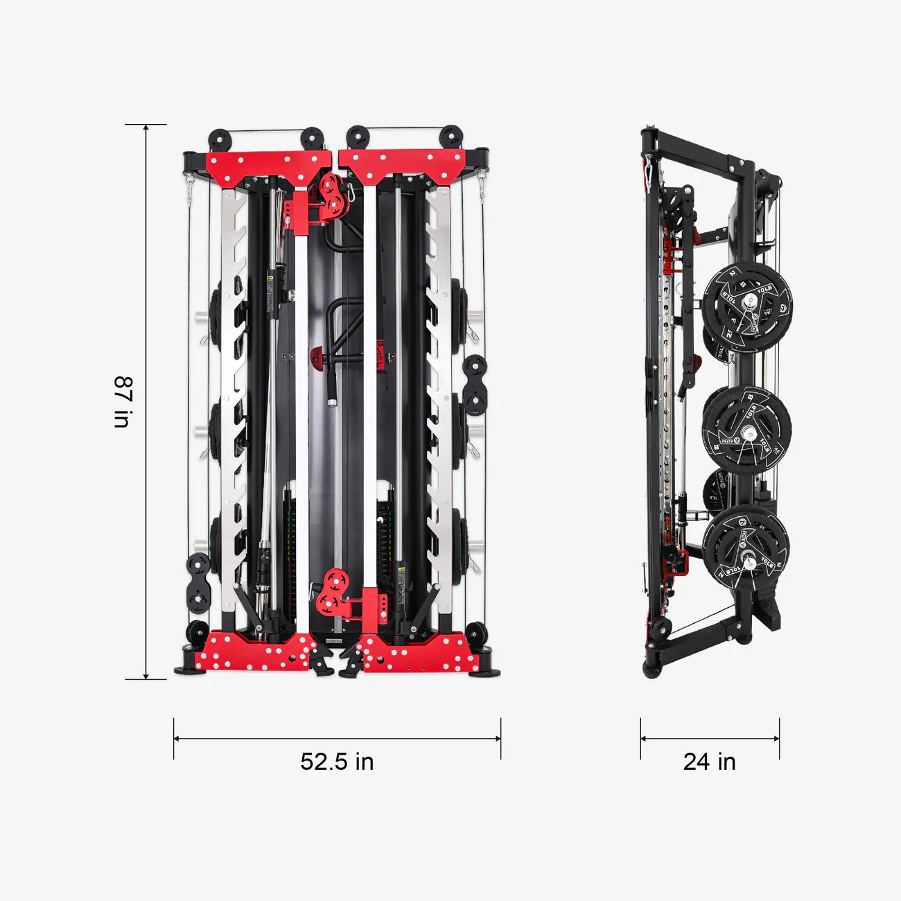 AL-3107 All-In-One Folding Functional Smith - Image 3