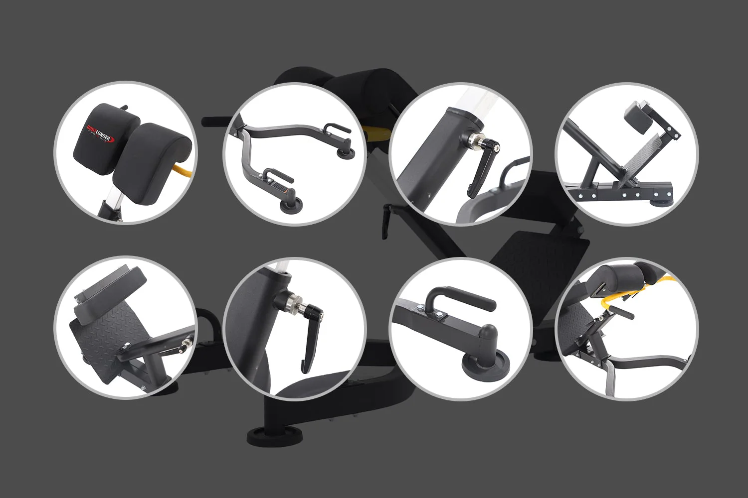 AL-3037 Hyper Extension Bench - Image 3