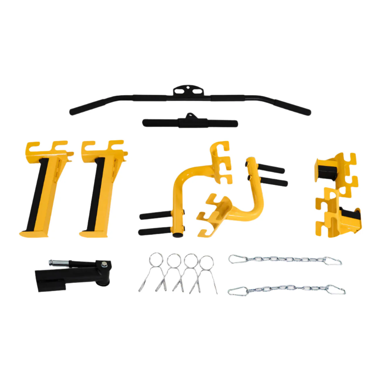 AL-6008 Squat Machine with Lat Pulldown & Low Row - Image 6