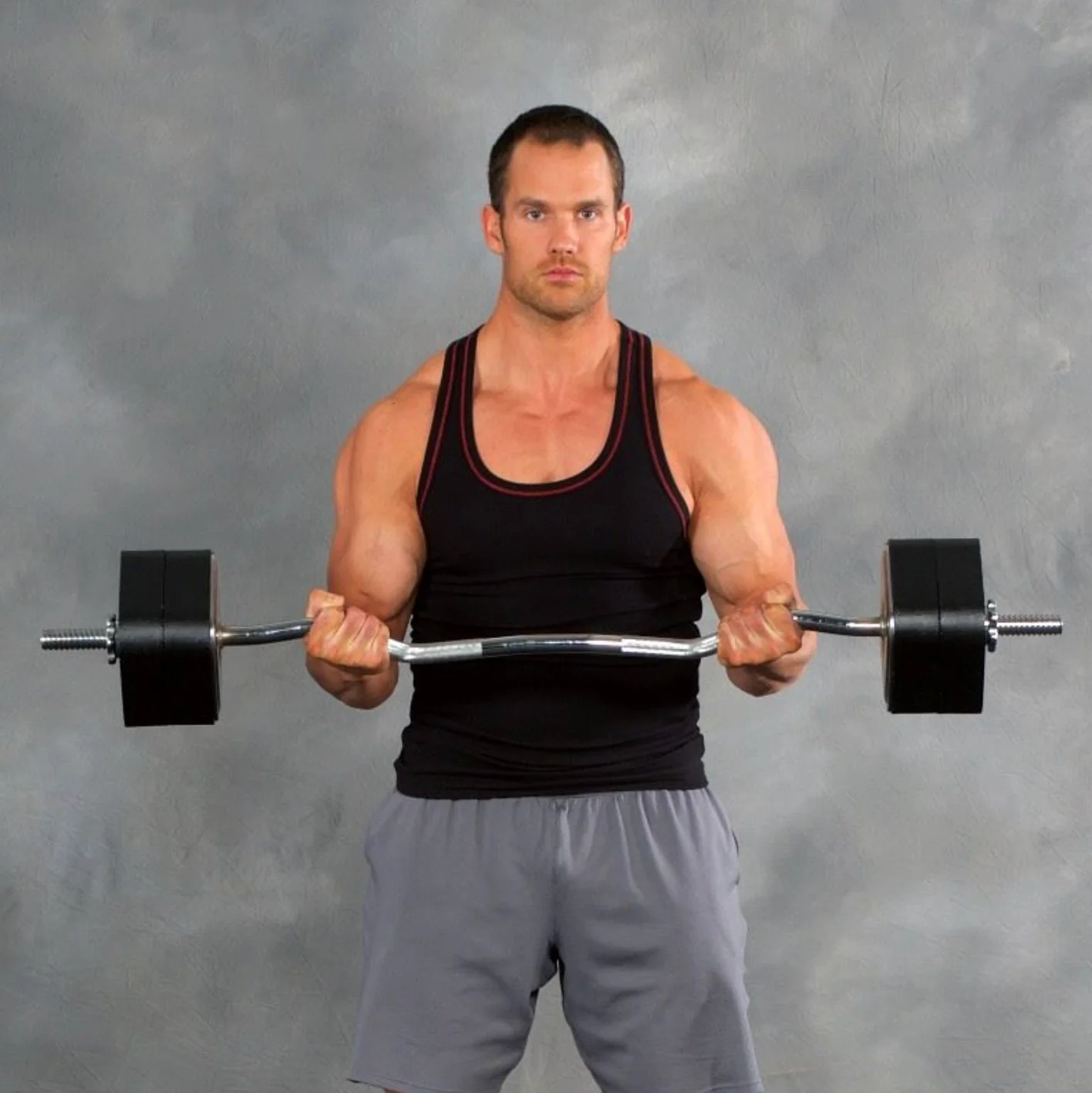 EZ Curl Bar for Quick-Lock Dumbbell Plates - Image 3