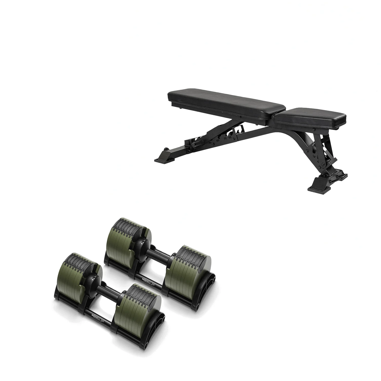 Adjustable Dumbbell Set + Elite FID 2.0 Bench Bundle - Image 3