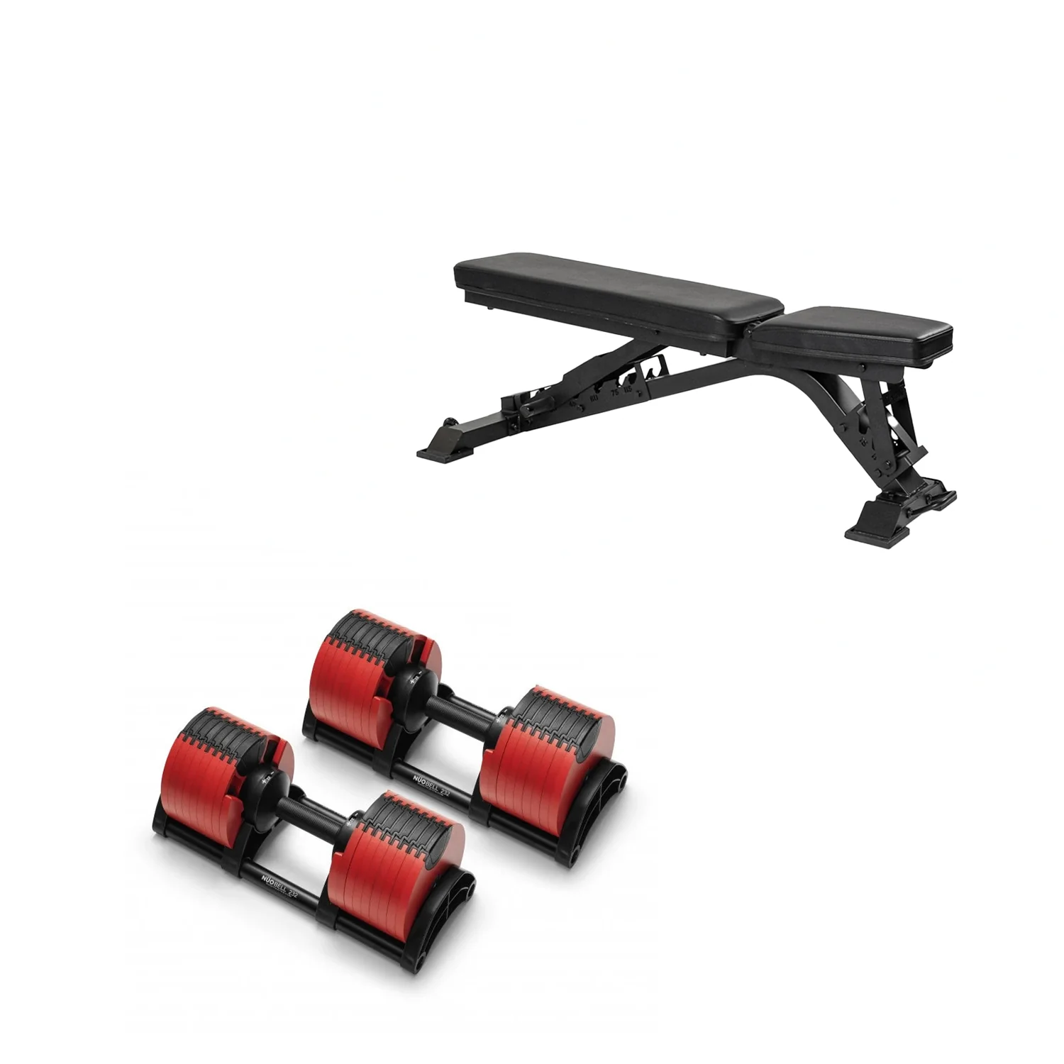 Adjustable Dumbbell Set + Elite FID 2.0 Bench Bundle - Image 4