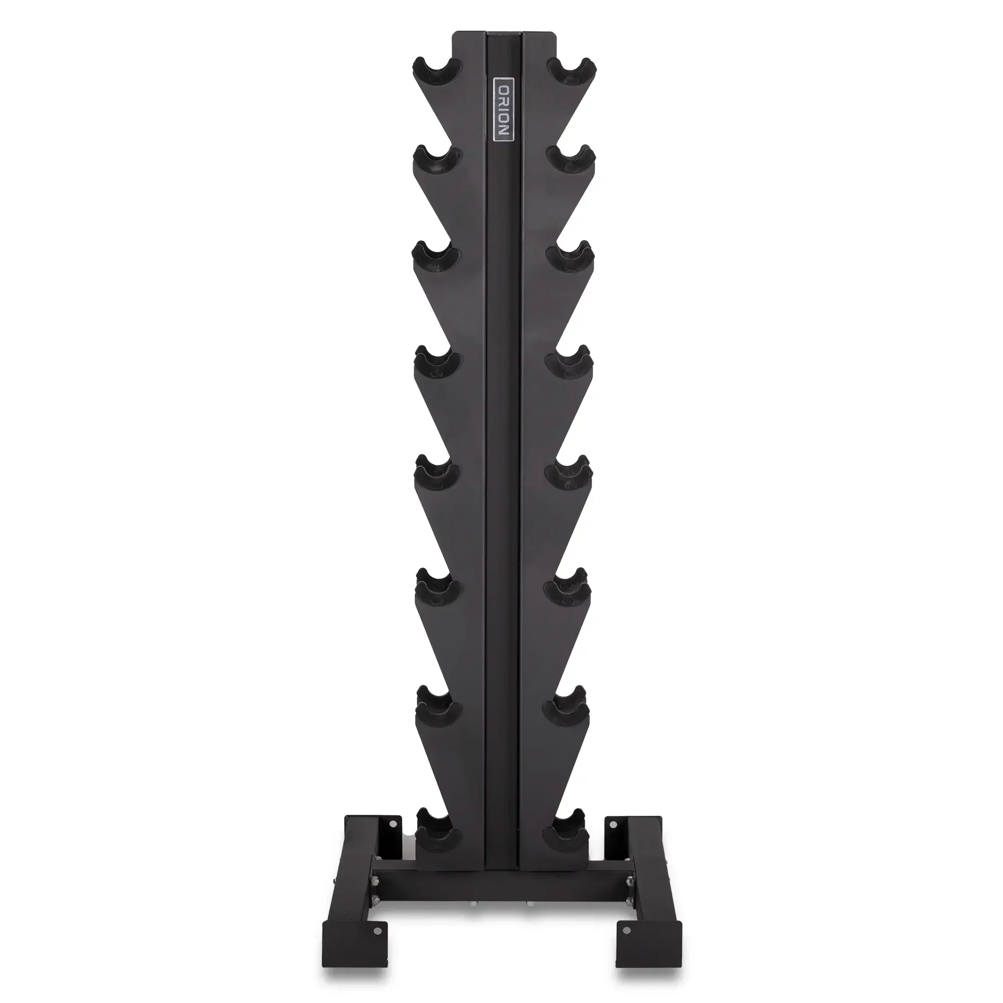 5-40lb Rubber Hex Dumbbell Set + 8 Pair Rack - Image 5
