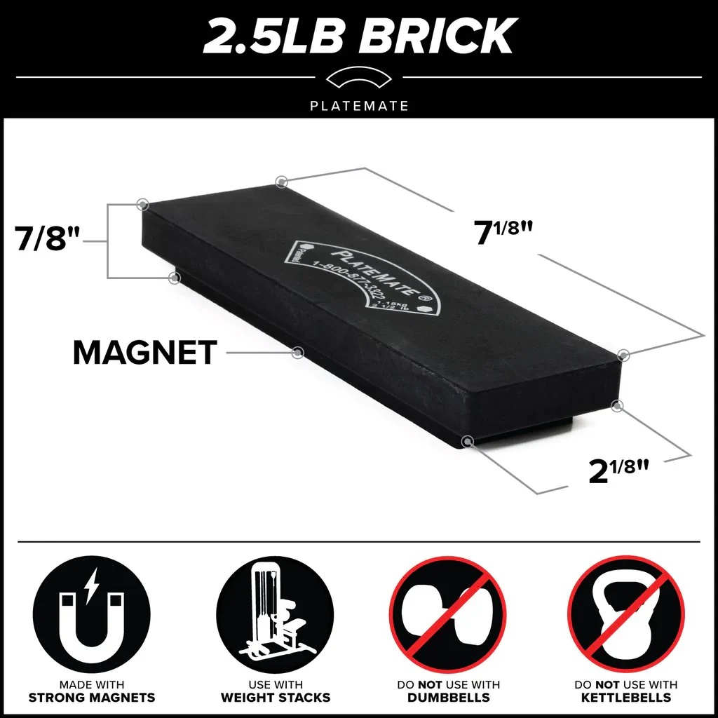 2.5 LB Brick Magnet Weights - Image 4