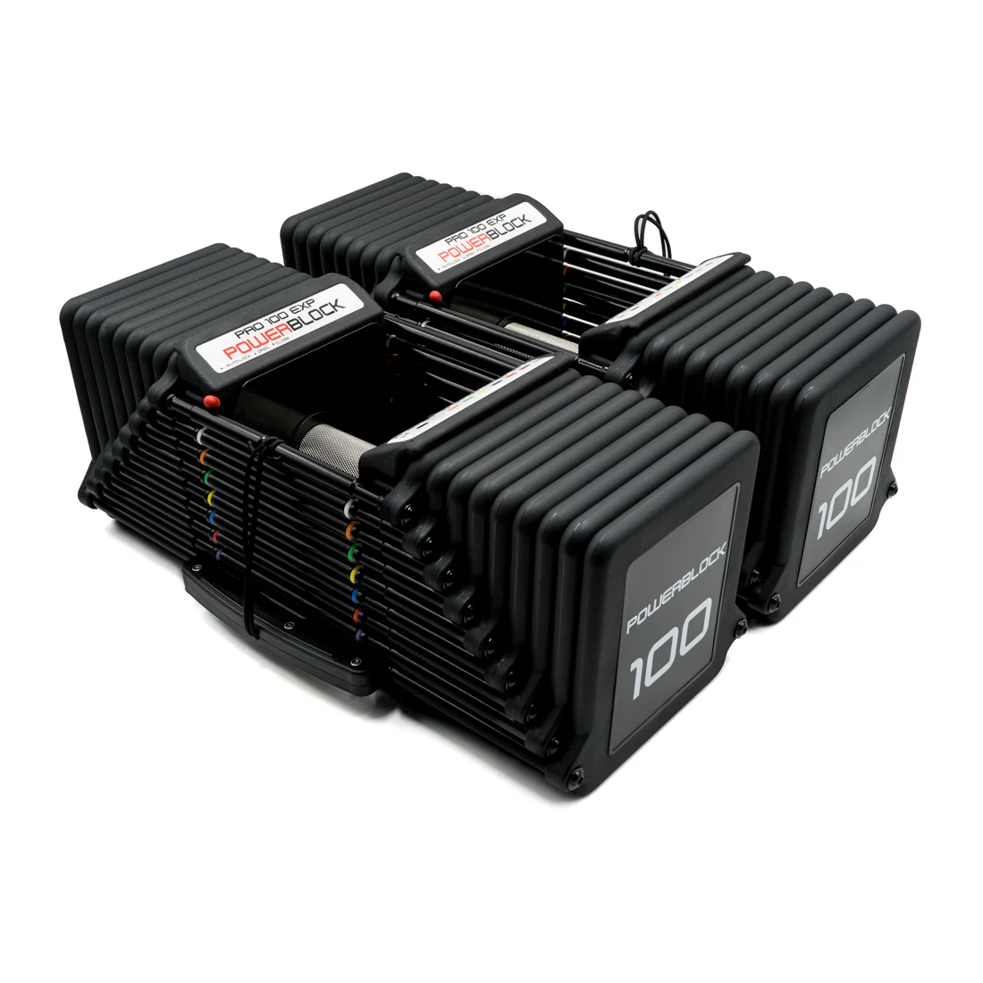 Knurled Grip Pro 100 EXP Dumbbell Set