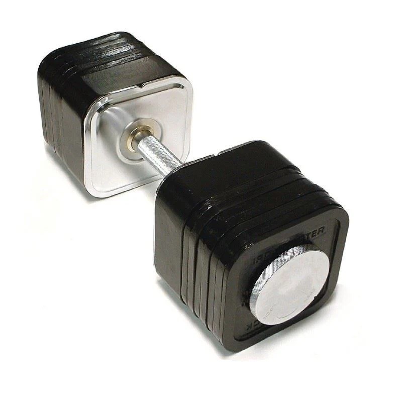 Quick-Lock Adjustable Dumbbell System - 120 lbs - Image 2