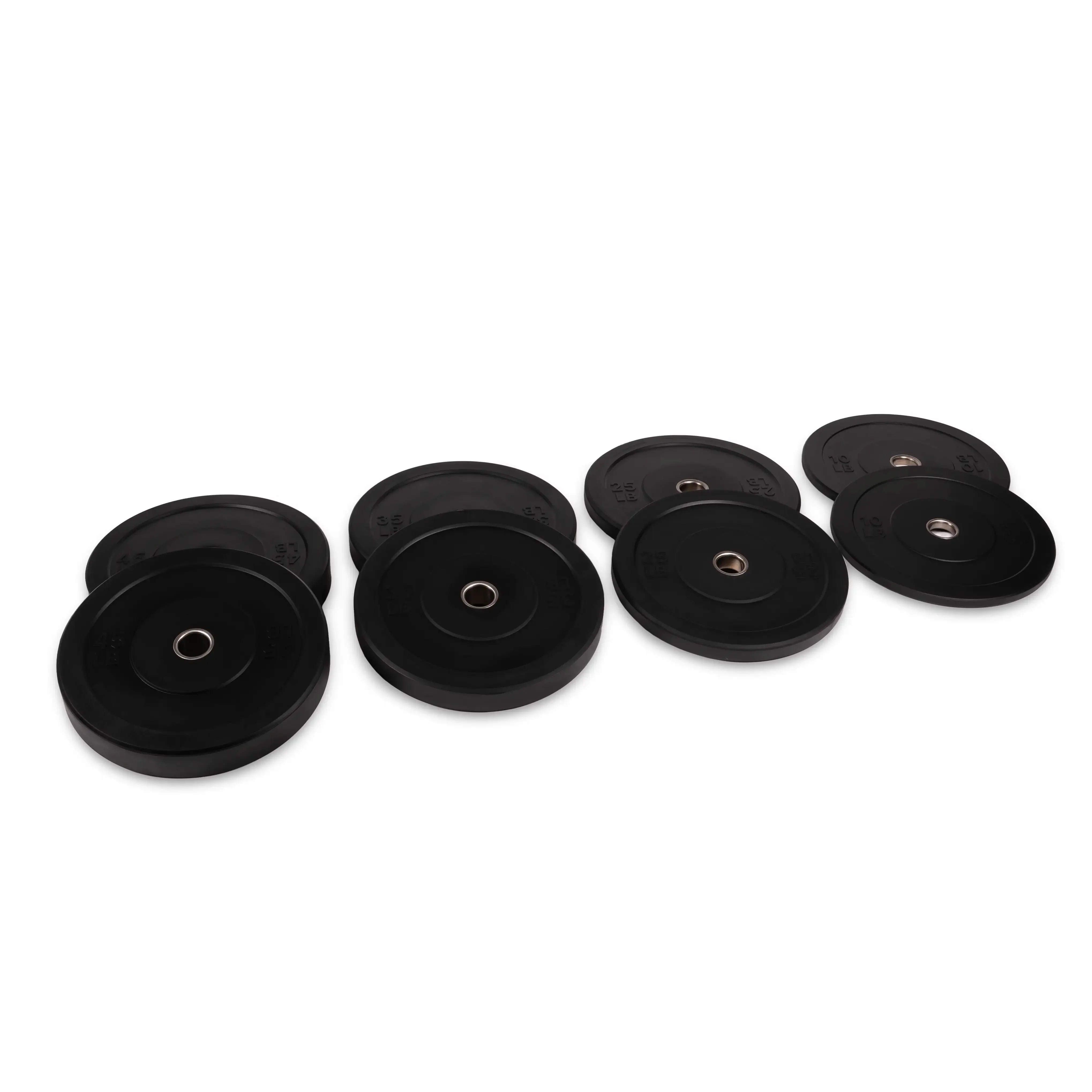 Rubber HD Olympic Bumper Plate Sets - Image 4